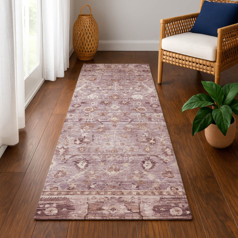 Premium Machine Washable Maag AMF1772 Global Rug, Runner 2'3" x 7'6"