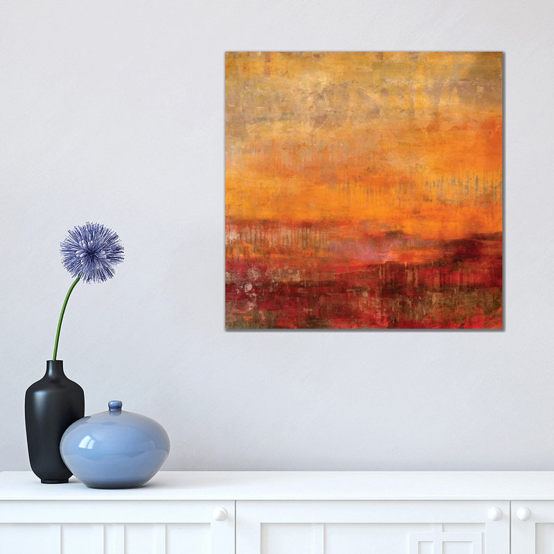 " Heading West " by Julian Spencer, No Mat, Wrapped Canvas, 18" H x 18" W x 1.5" D