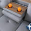Canapé modulaire en similicuir 2 pièces Irine
