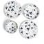 Wild Strawberry Inky Blue Dinnerware 8 Pieces