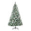 Arbre de Noël artificiel régulier (double) avec aiguilles blanches