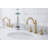 Ellie Stone Oval Console Bathroom Vanity with Overflow-1007590569