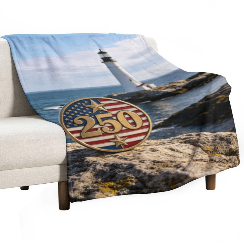 Jeté en flanelle de luxe American Design, 30x40in