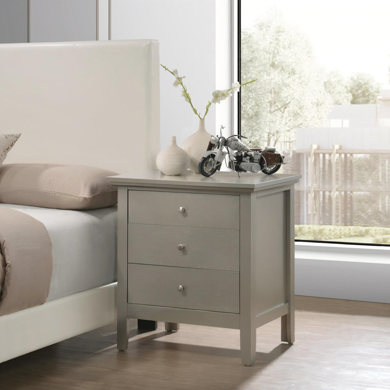Chic Champagne Nightstand