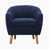 Blue 100% Polyester selected