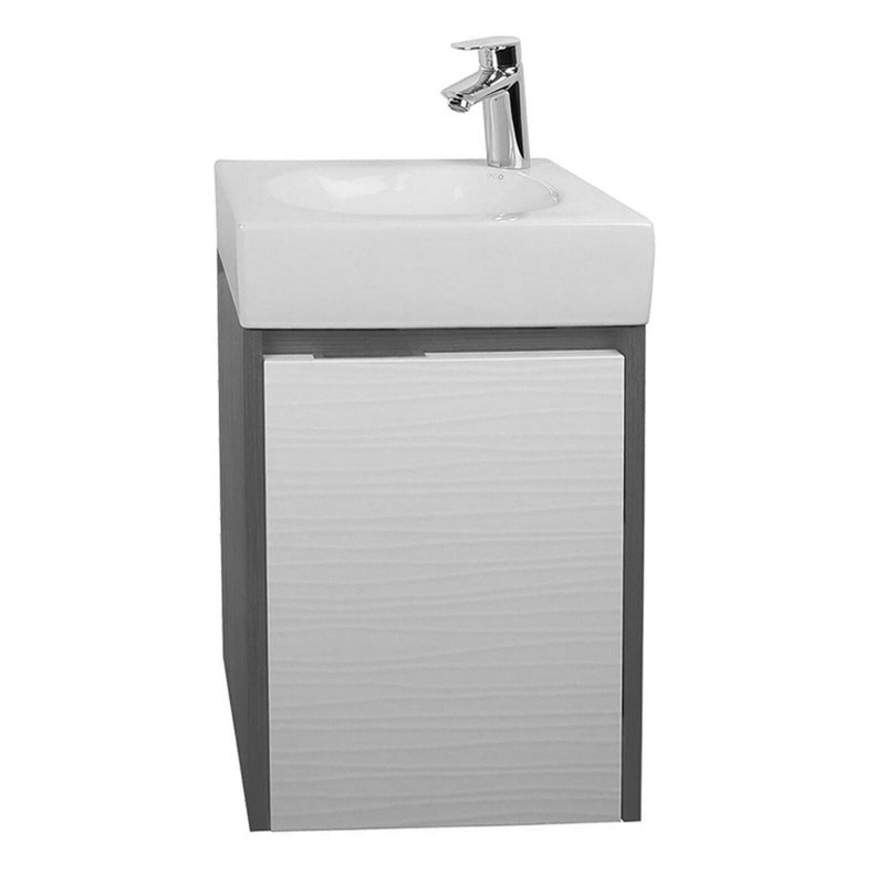 Katlyn 580 mm Single Vanity with Integrated Ceramic Basin, Grey