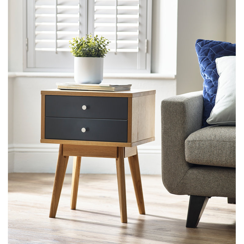 Mccoy End Table, Grey/Oak