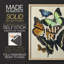 «Collage Butterflies I», reproduction encadrée - bois massif-299109820-299109816