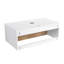 Meuble-lavabo flottant 36 po avec lavabo vasque rond en céramique, rangement ouvert-669260809