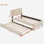Lit plateforme à plateau-coussin double Teddy-121110542