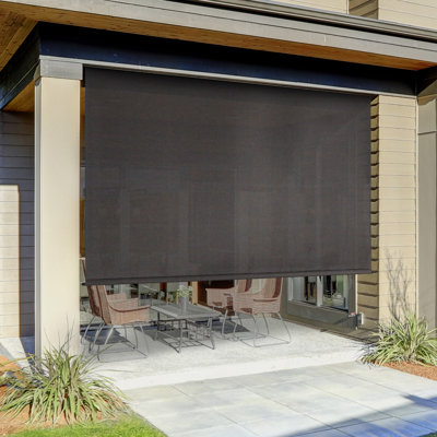 Hillhouse Semi-Sheer Outdoor Roller Shade