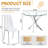 5 - Piece Pedestal Dining Set-1102361410-1102361408