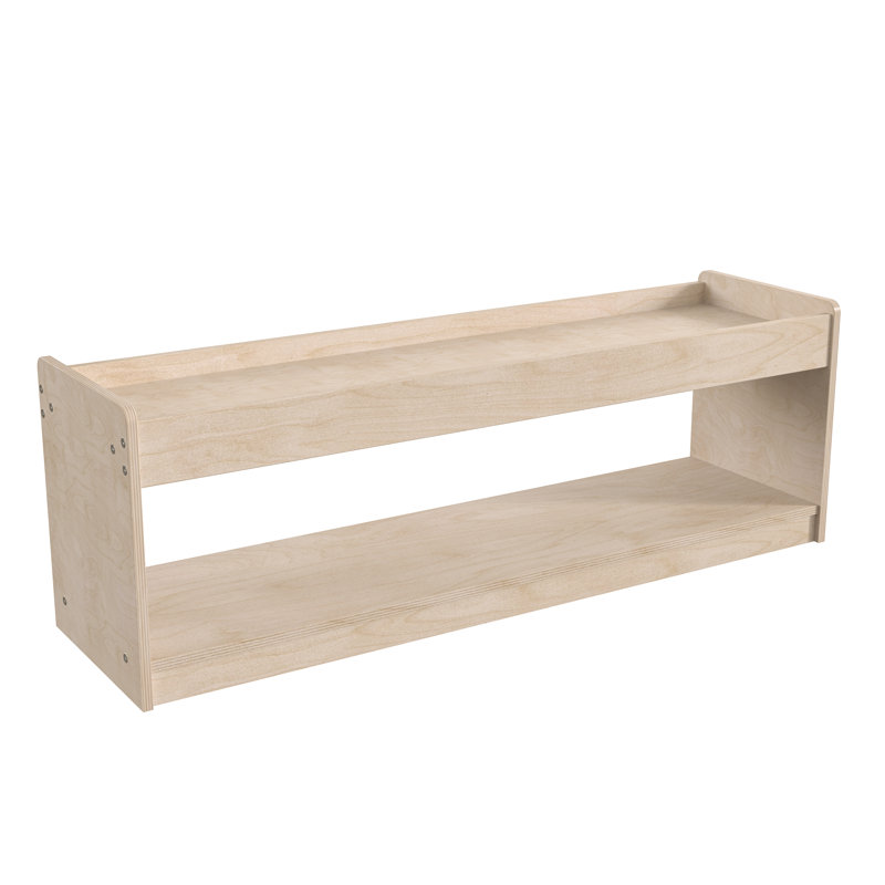 Étagère de présentation en bois de qualité commerciale Bright Beginnings