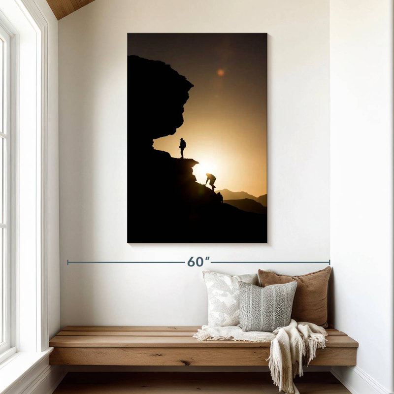 Senne Dusky Rock Climbing, 48" H x 32" W