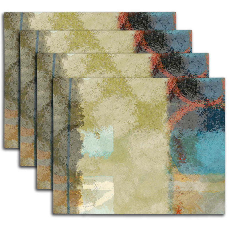 Napperon abstrait en polyester