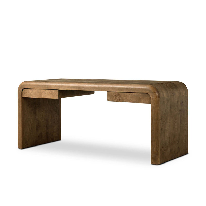 Daven Desk-Rye Medium Burl Oak Veneer