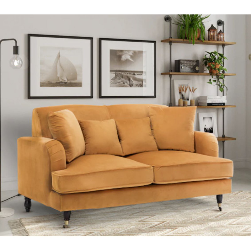 Penermon 150Cm Roll Arms Sofa, 2, Gold