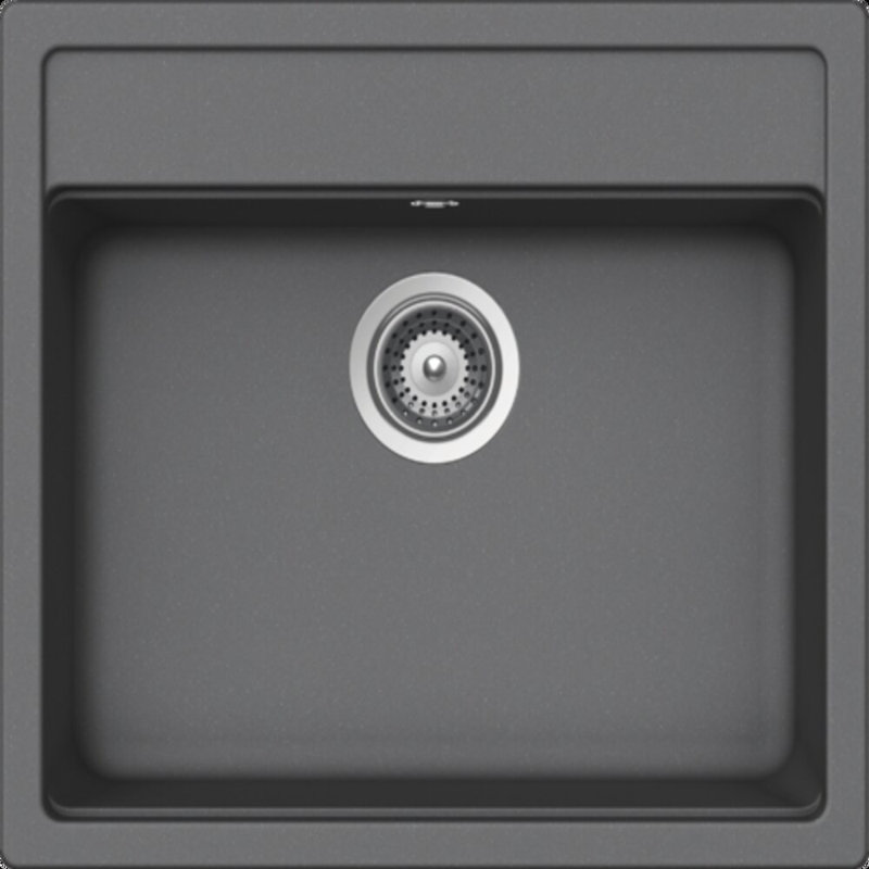Nemo Single Bowl Inset Kitchen Sink, Croma, 49" L x 51" W x 29" H