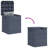 East Urban Home 23.8 Gallon Water Resistant Poly Rattan Lockable Deck Box-1754262095