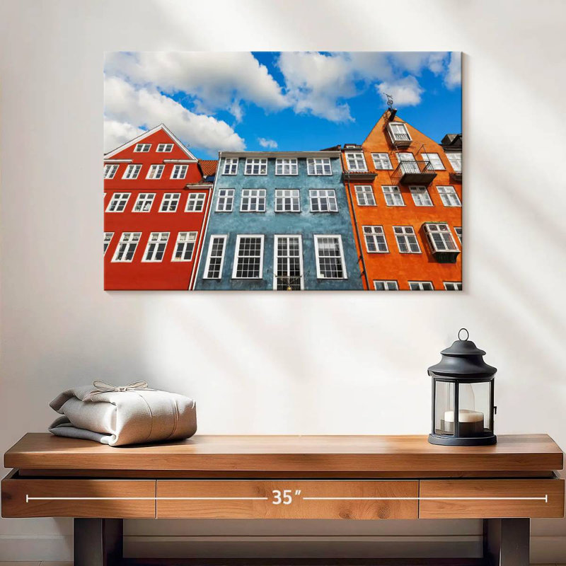 Architecture de Copenhague, H 16 po x l 24 po
