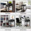 Table de bout moderne avec rangement rabattable et tablette ouverte Jonica-982308251