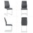 Kimara 5-Piece Modern 63" Rectangular Faux Marble Pedestal Dining Set-947337912-984882714