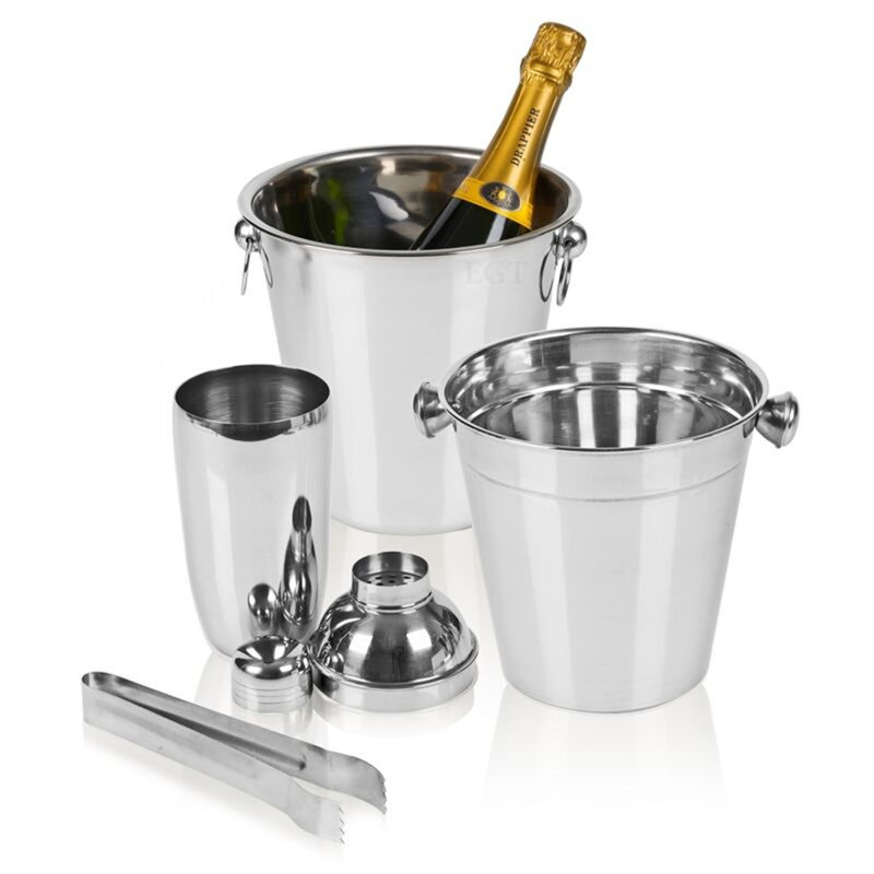 4 Piece Stainless Steel Bar Set
