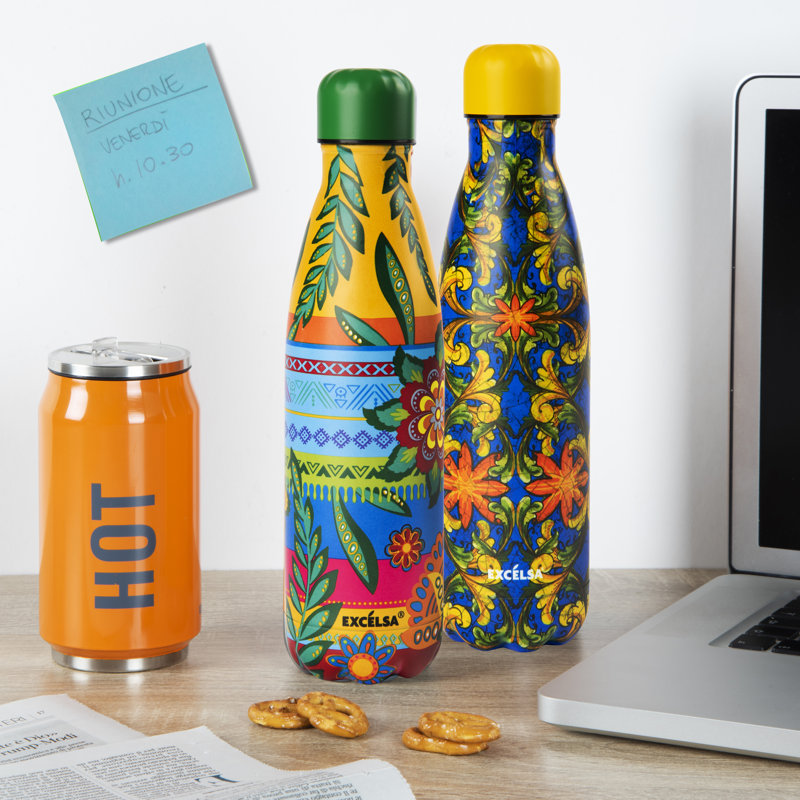 Excelsa Trinacria 17ml Stainless Steel Water Bottle