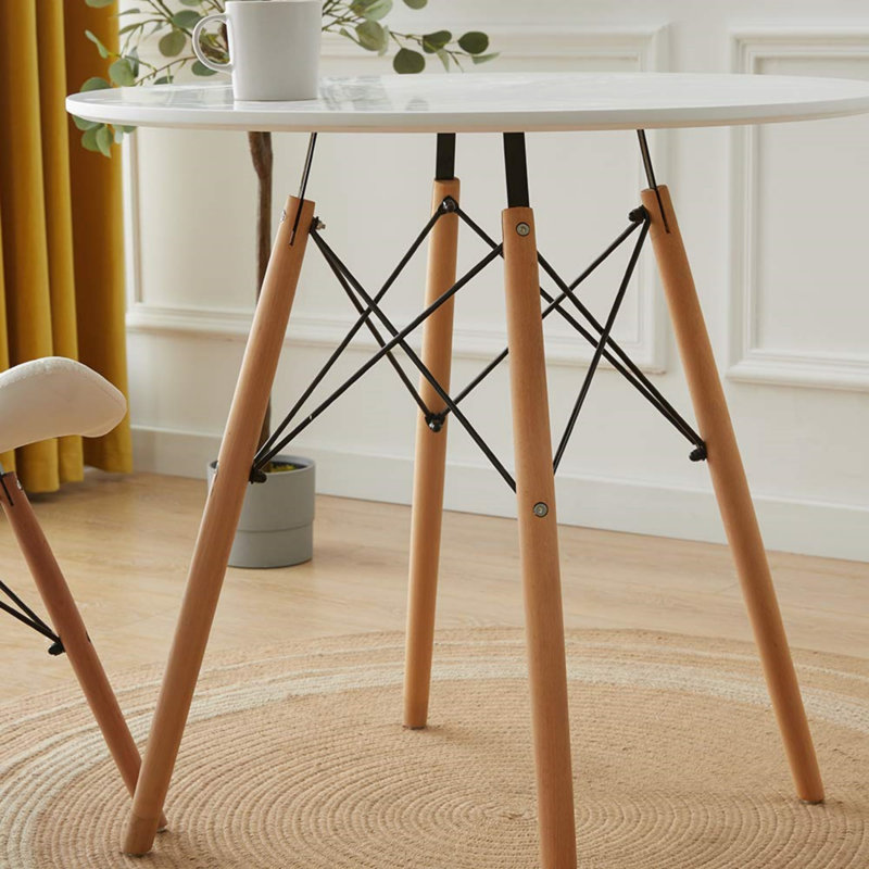 Round Dining Table, 75 cm H x 80 cm W x 80 cm D