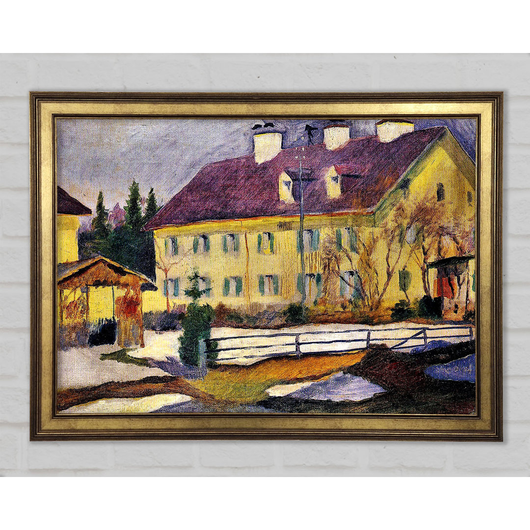 BGUC6087 von August Macke - Einzelner Bilderrahmen Kunstdrucke