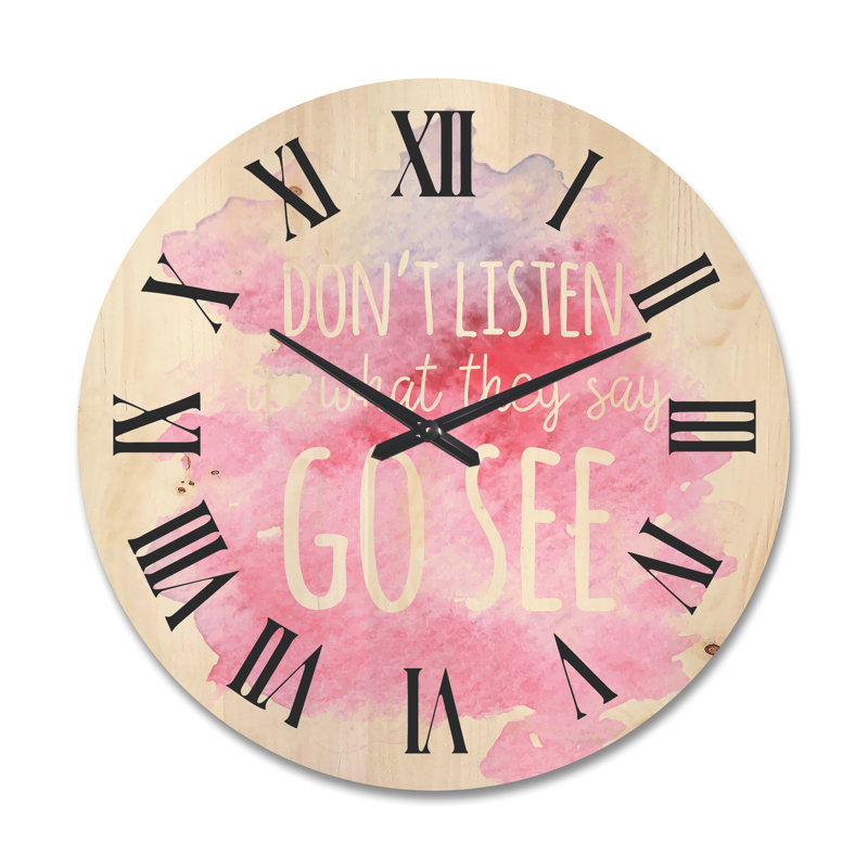 Horloge murale en bois, Très grand