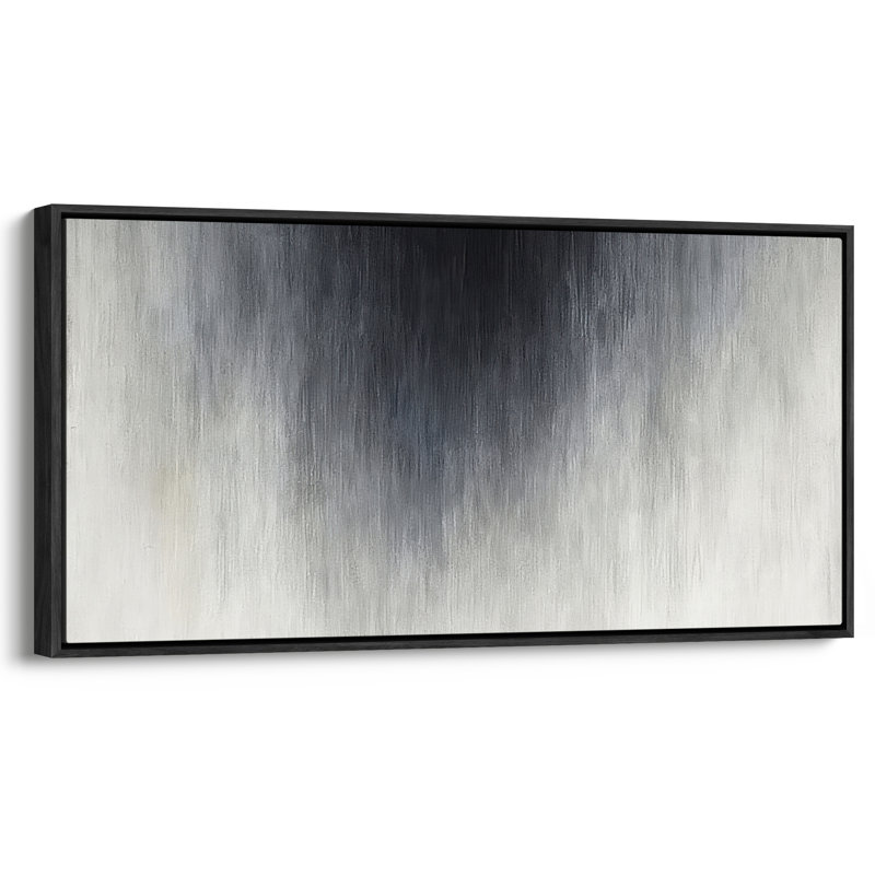 Très grand art mural rétro encadré pour art classique, H 30 po x l 60 po, Noir