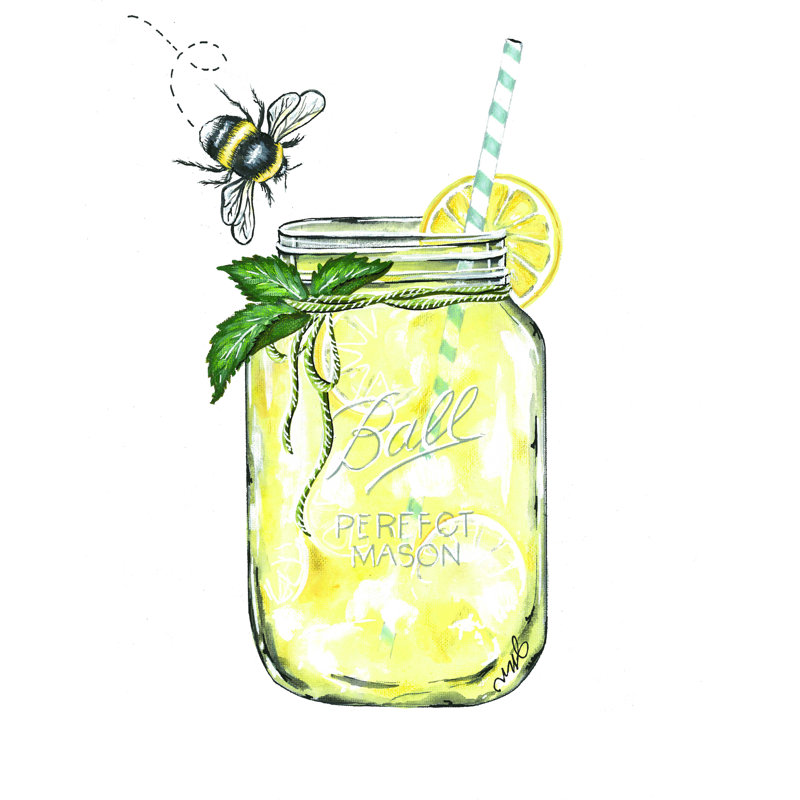 «When Life Gives You Lemons», impression sur toile tendue, H 16 po x l 12 po