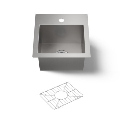 Vault 15'' L x 15'' W Dual Mount Bar Sink