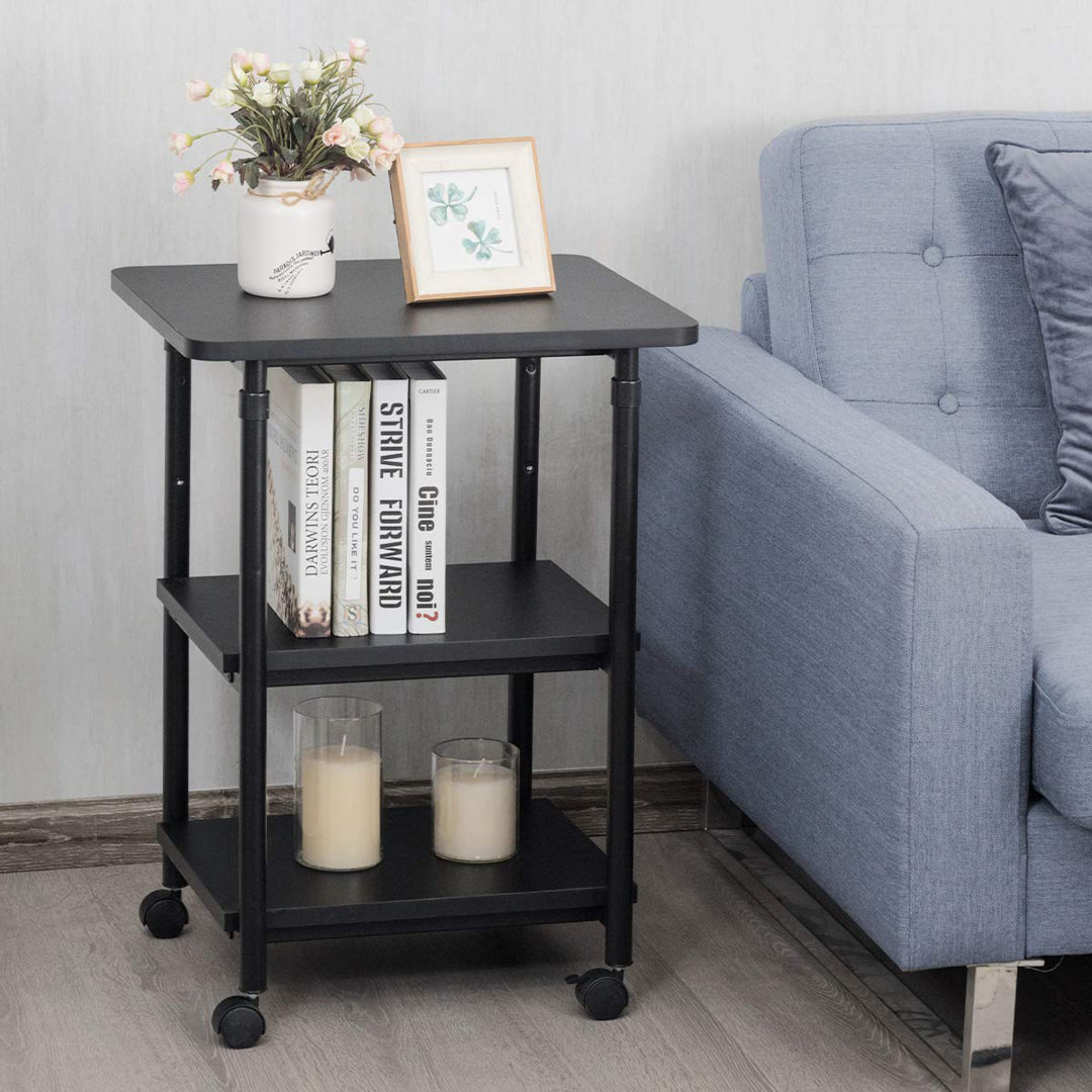 Lemley 67cm H x 49cm W Utility Cart with Wheels