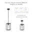 Luminaire suspendu 1 lumière avec cage réglable-1017317860