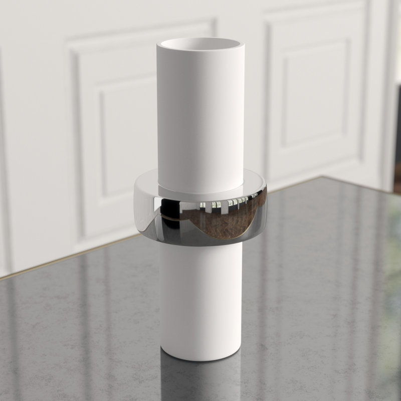 Silver Ring Vase-Mid