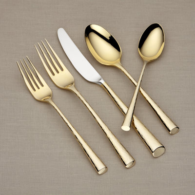 Imperial Caviar Gold 5-Piece Flatware Set