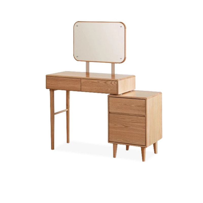 Makeup Vanity with Light mirror,4 drawers