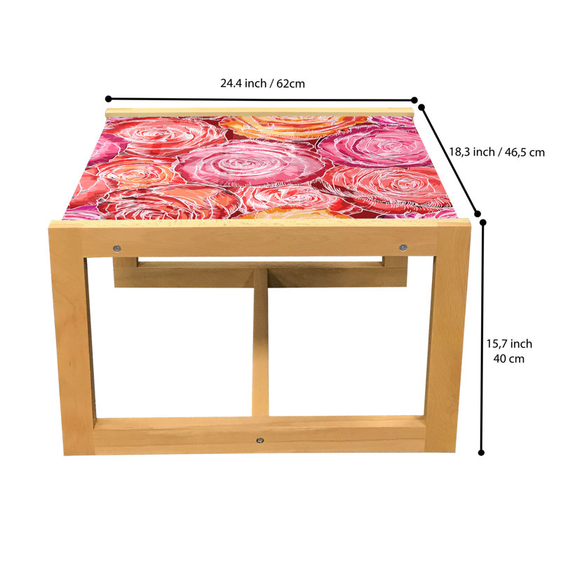 Jamayla Sled Coffee Table, 62cm H x 46cm W x 40cm D