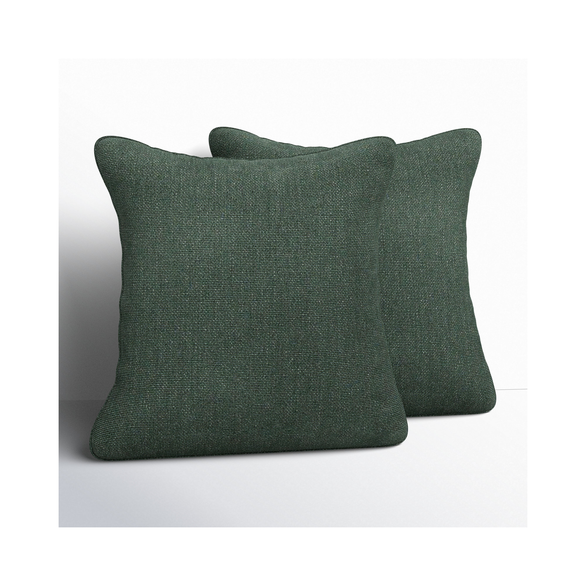 Tinsley Sunbrella® Indoor/Outdoor Throw Pillow, 20" x 20", Dark Green