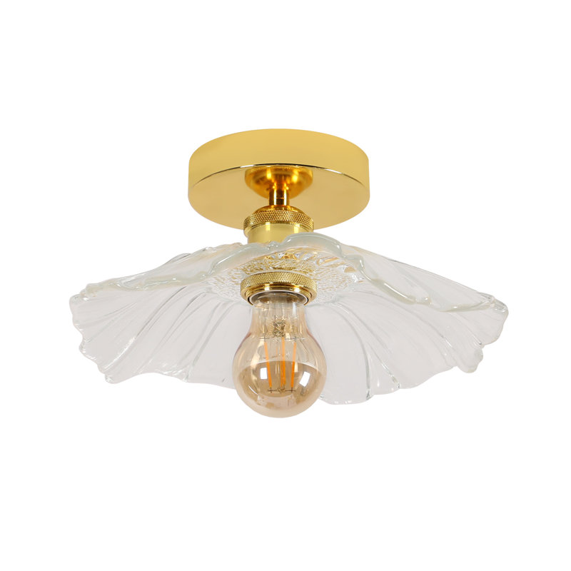 Horn-Shaped Glass Ceiling Light