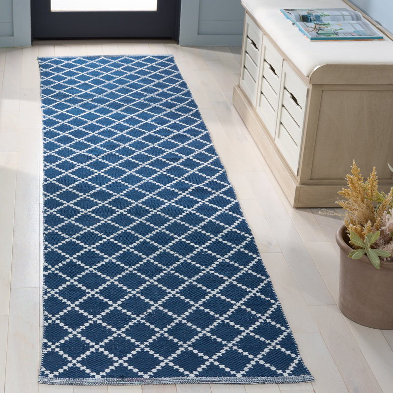 Tapis en coton tissé à plat Breckenridge, Tapis de couloir 2 pi 3 po x 9 pi
