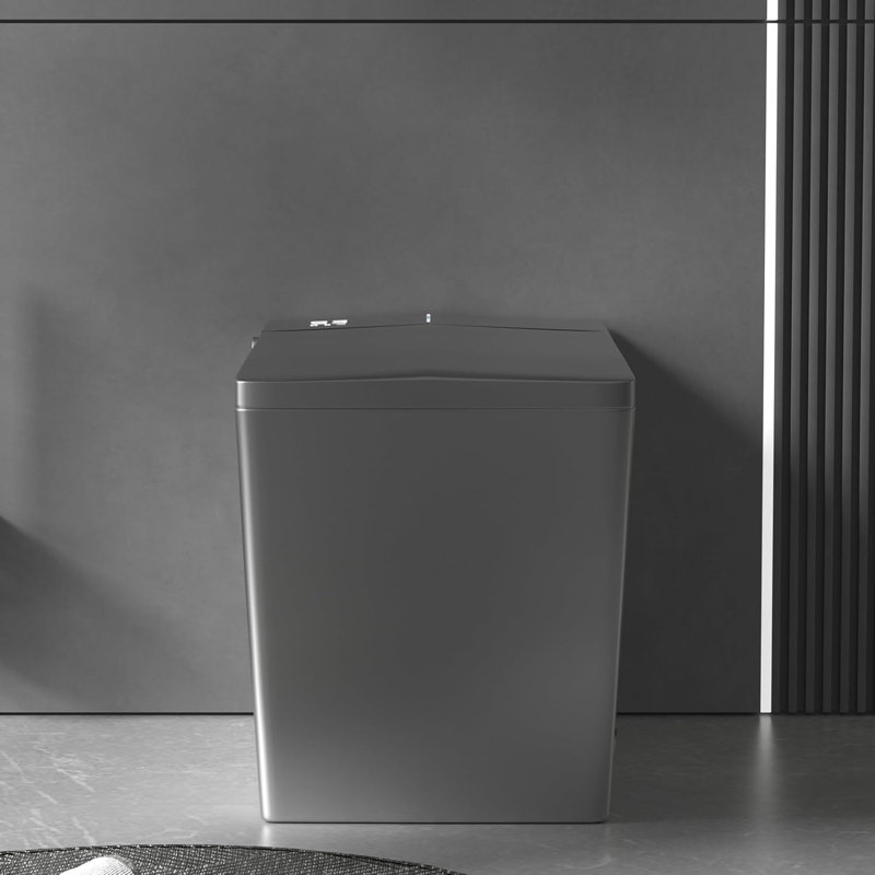 Square Smart Toilet with Big Bidet Heated Seat, Varied Cleaning Mode,Auto Flush,Foot Sensor,Night Light,Auto Open & Soft Close Seat,Warm Air Drying,Fahrenheit LED Display