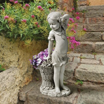 Garden Division Frances The Flower Girl Statue