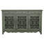 Buffet décoratif traditionnel en bois avec 3 tiroirs de rangement