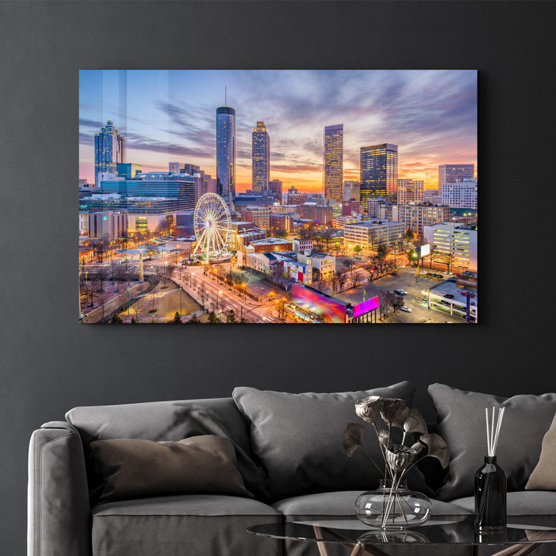 Peinture décorative en verre trempé