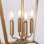 Suspension extérieure à 4 lumières de 14,8 pouces de large