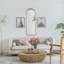 Miroir de plancher 19 po x 56 po, miroir de maquillage complet pour le corps
