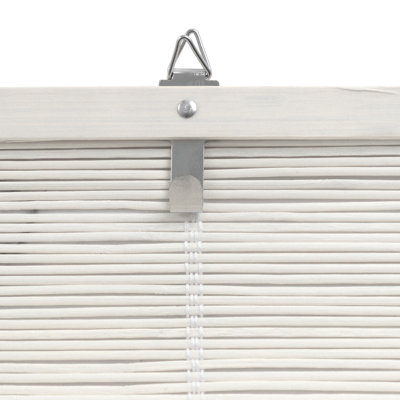 Bamboo Window Shade Blind - White